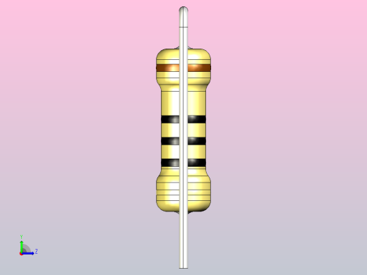 电阻器组RES_AV_2W_125mil_0R_5%左视缩略图