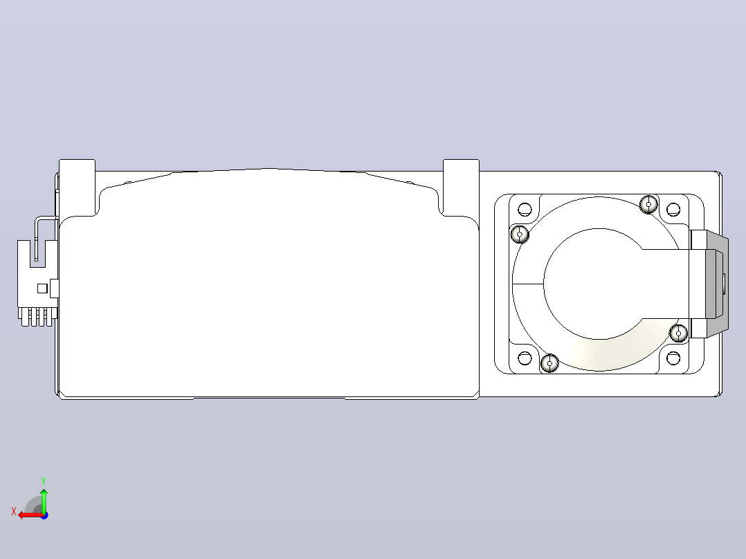 日规模组半封闭丝杆TPA-HNR-140D-2010C-L950-ML-C-P40-N3后视图