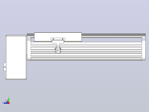 皮带直线轴半封闭可选导轨TPA-HNB-202D-140-L150-RP-Y-P75-N3右视缩略图