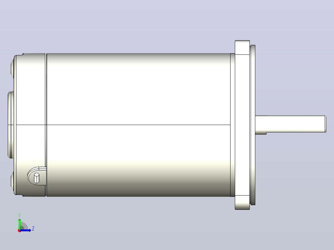Z3D15W内置77机壳光电机左视图