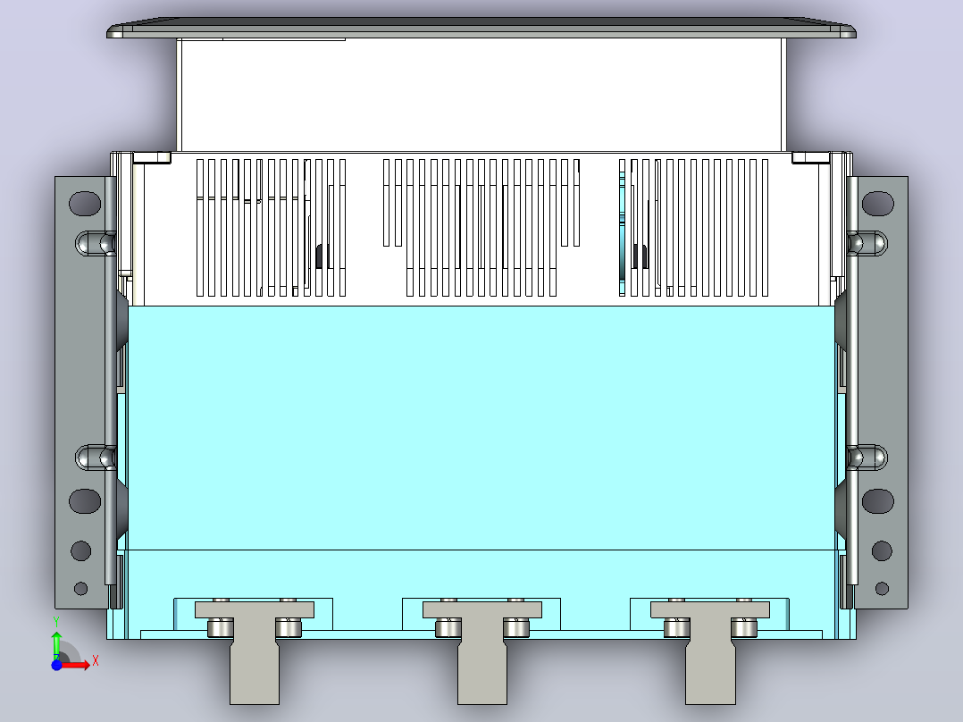 NA8-4000 1600A-2500A 3P 固定式-垂直接线+门框202409前视图