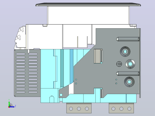 NA8-4000 1600A-2500A 3P 固定式-垂直接线+门框202409左视缩略图