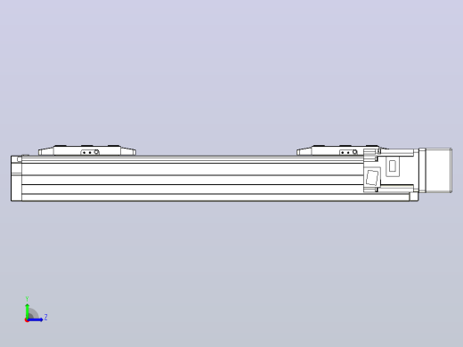滚珠丝杠线性轴TPA-GCRS-80-1610C-L75-MR-M20-N3左视缩略图