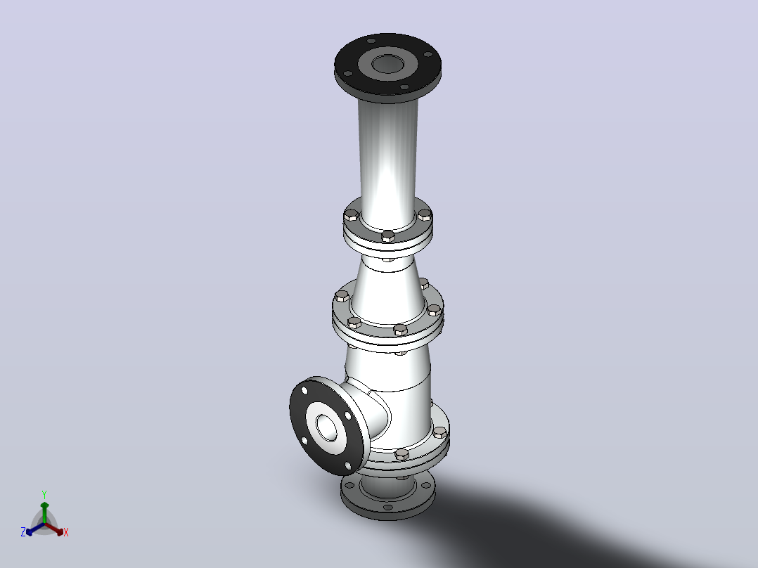 HTB-PS耐酸陶瓷喷射泵[HTB-PS-20]正等轴测图