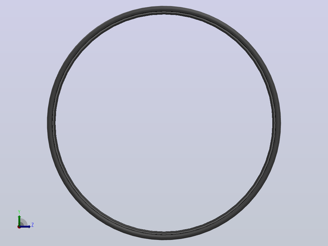 PTFE OD 型活塞杆密封(单作用）[OD260005200171F]左视图