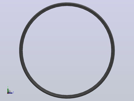 PTFE OD 型活塞杆密封(单作用）[OD260005200171F]左视缩略图