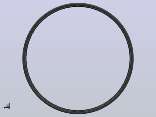 PTFE OD 型活塞杆密封(单作用）[OD260005200171F]右视缩略图