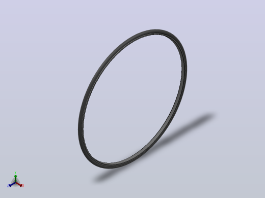 PTFE OD 型活塞杆密封(单作用）[OD260005200171F]正等轴测缩略图