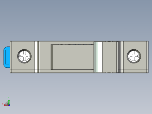 NRT28-32 1P熔断器-底座三维模型202011后视缩略图