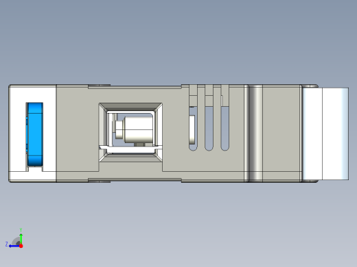 NRT28-32 1P熔断器-底座三维模型202011右视缩略图