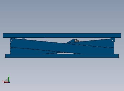 普通四缸液压升降台3D模型图纸 Solidworks设计 附STEP格式后视缩略图