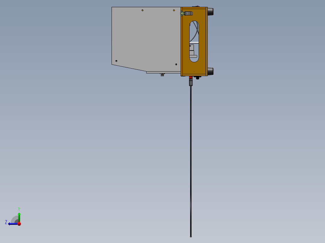自动化拼板测试治具sw17可编辑右视图