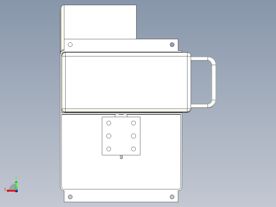 撕离型纸模组 X_T后视图