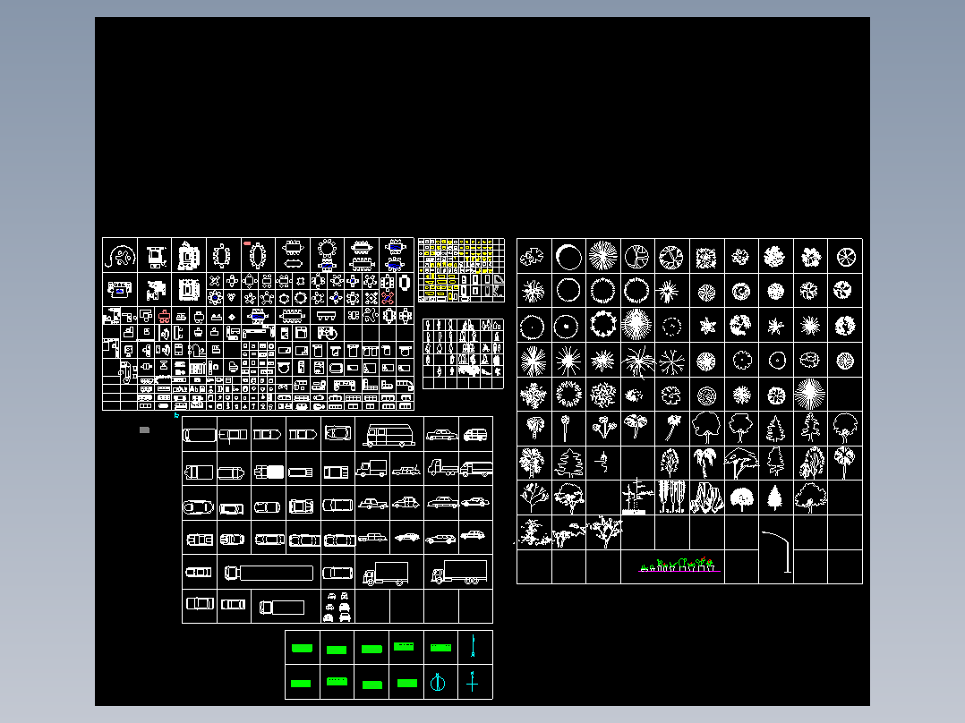 常用cad家具图库