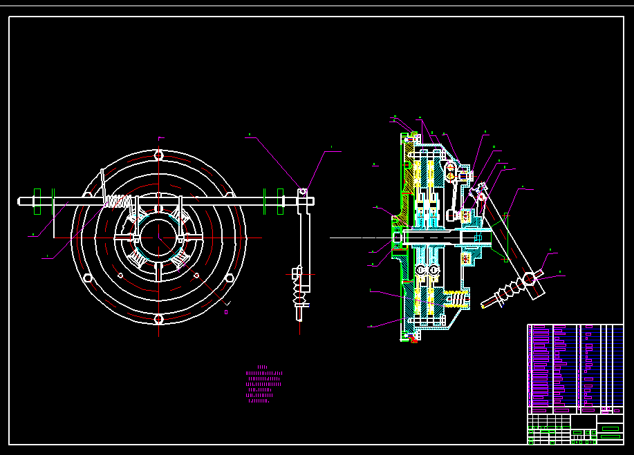 机械毕业设计-581_重型自卸汽车设计（离合器设计）（有cad图）
