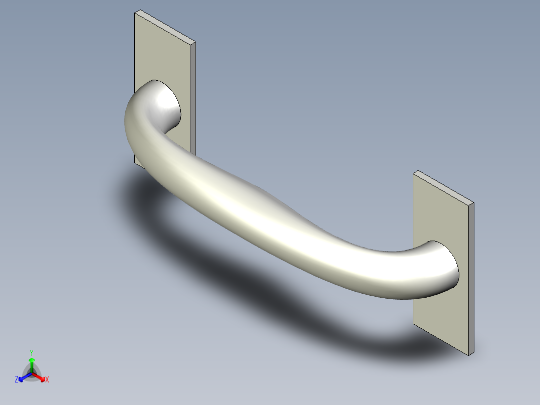 铝合金门窗把手设计