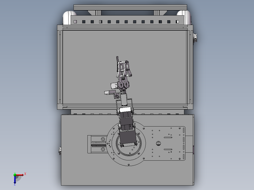 茄子采摘机俯视图