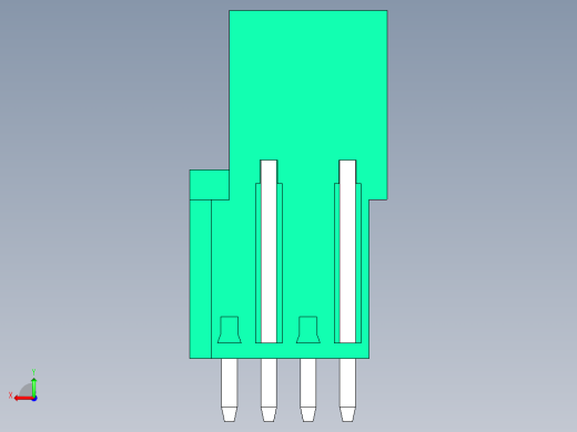 DEGSON 2EDG 系列 5.0mm 可插拔接线端子组-2EDGVT-5.0-04P-14-00AH后视缩略图