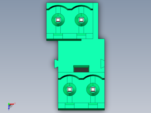 DEGSON 2EDG 系列 5.0mm 可插拔接线端子组-2EDGVT-5.0-04P-14-00AH俯视缩略图