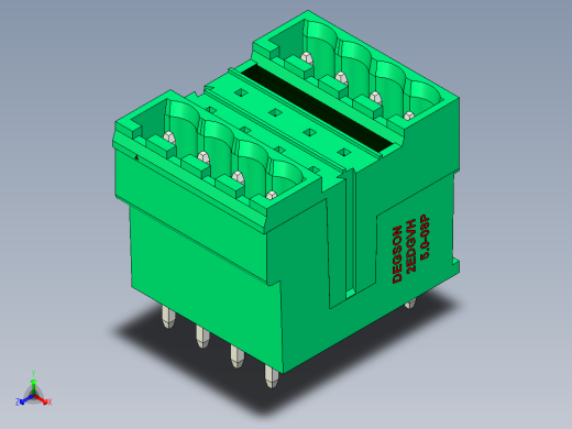 DEGSON 2EDG 系列 5.0mm 可插拔接线端子组-2EDGVH-5.0-08P-14-00AH