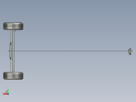 拖车车轴轮胎后视缩略图