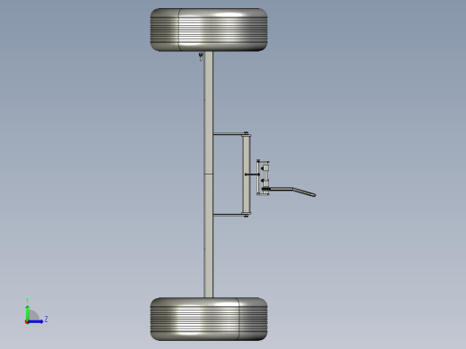 拖车车轴轮胎左视缩略图