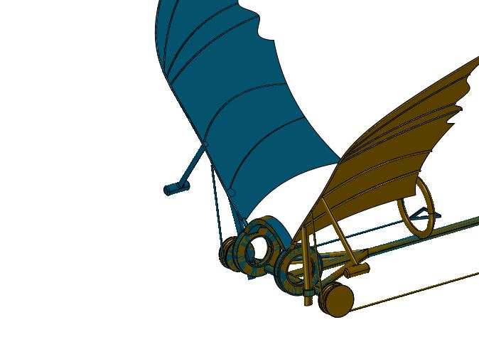 无动力翼装单人飞行器
