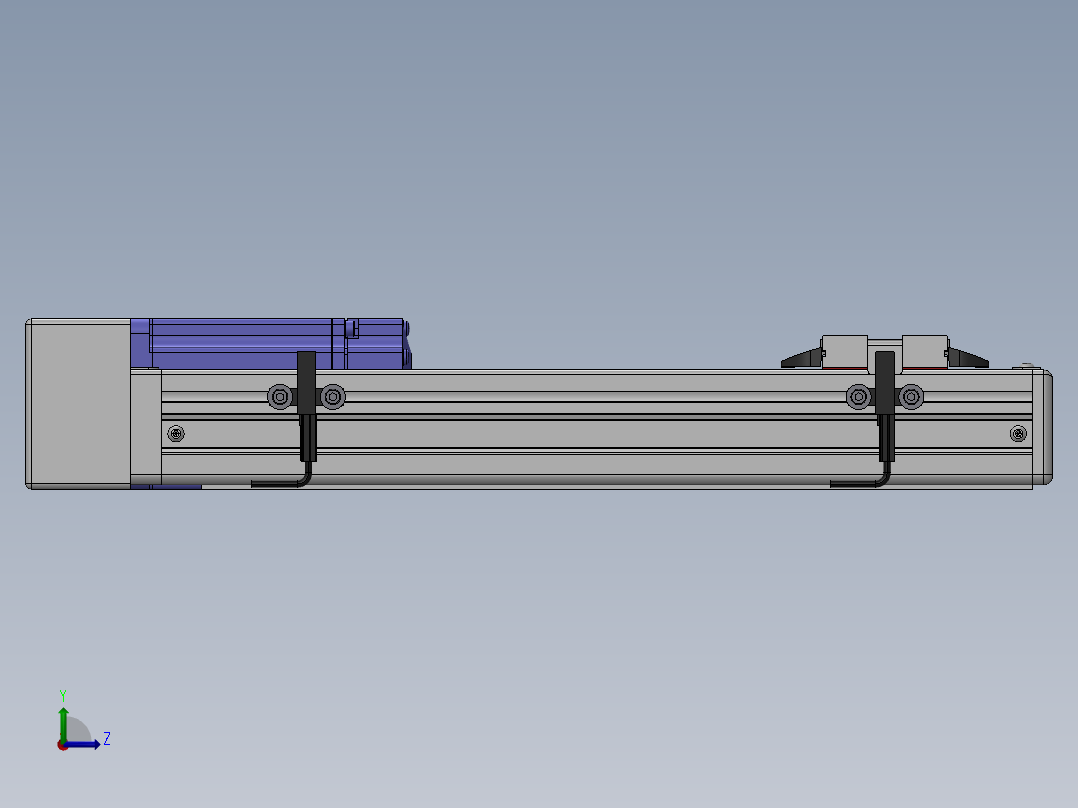 精密模组MY50-T10-200-BR-P20B-C4-C左视图