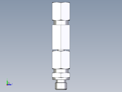 卡套式工业通用硬管接头EO_Assembled_adjustable_standpipe_run_tee_EVL06LR71左视缩略图