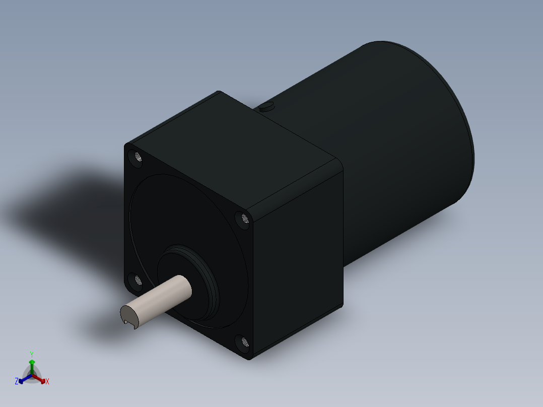 电机正等轴测图