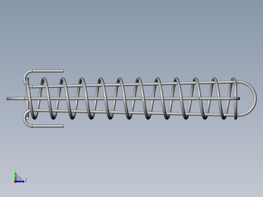 异形弹簧-9630K520_OVERLOAD-PREVENTION EXTENSION SPRING左视图