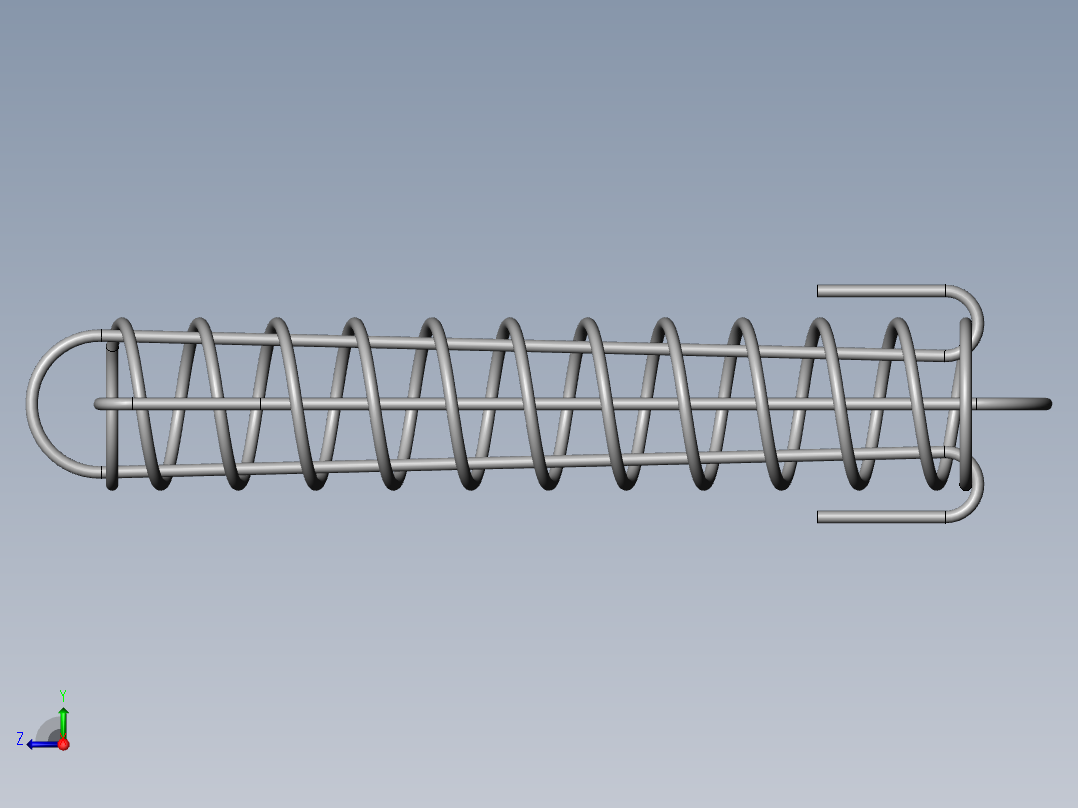 异形弹簧-9630K520_OVERLOAD-PREVENTION EXTENSION SPRING右视图