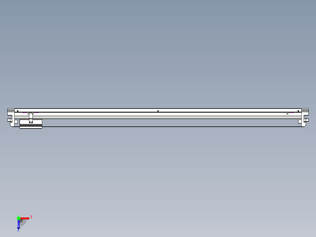 威洛博VL系列3d模型模组VL22H1Y-S1250俯视图