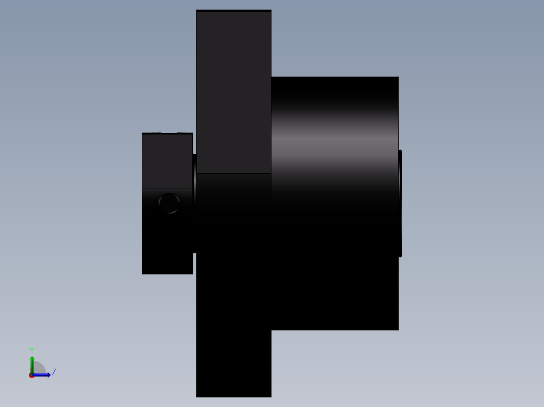 丝杆固定侧LEB01-10左视图