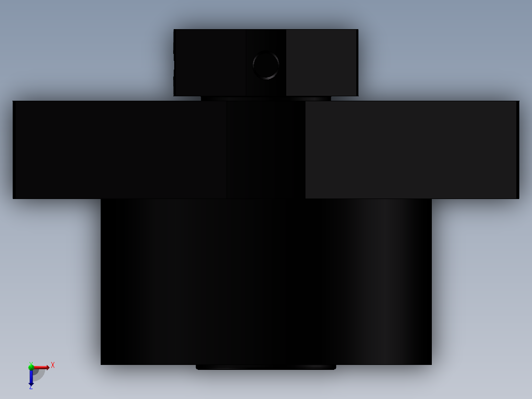 丝杆固定侧LEB01-10俯视图