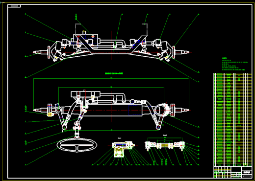 4座微型客货两用车设计（前悬架、转向系设计）（CAD图+翻译）缩略图