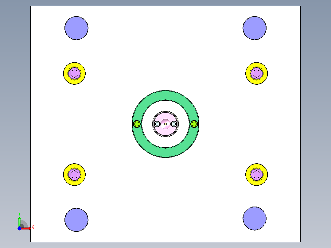 螺旋桨注射塑料模具设计【一模一腔-带三维图】120前视图