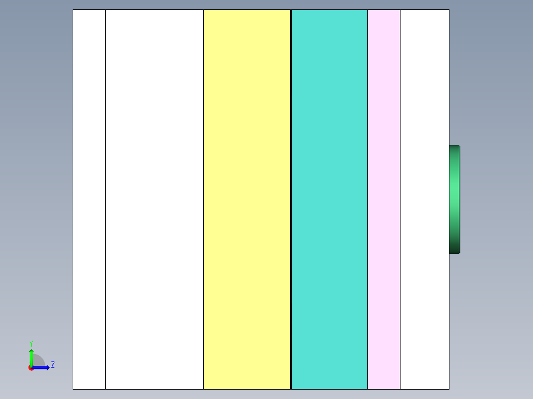 螺旋桨注射塑料模具设计【一模一腔-带三维图】120左视图