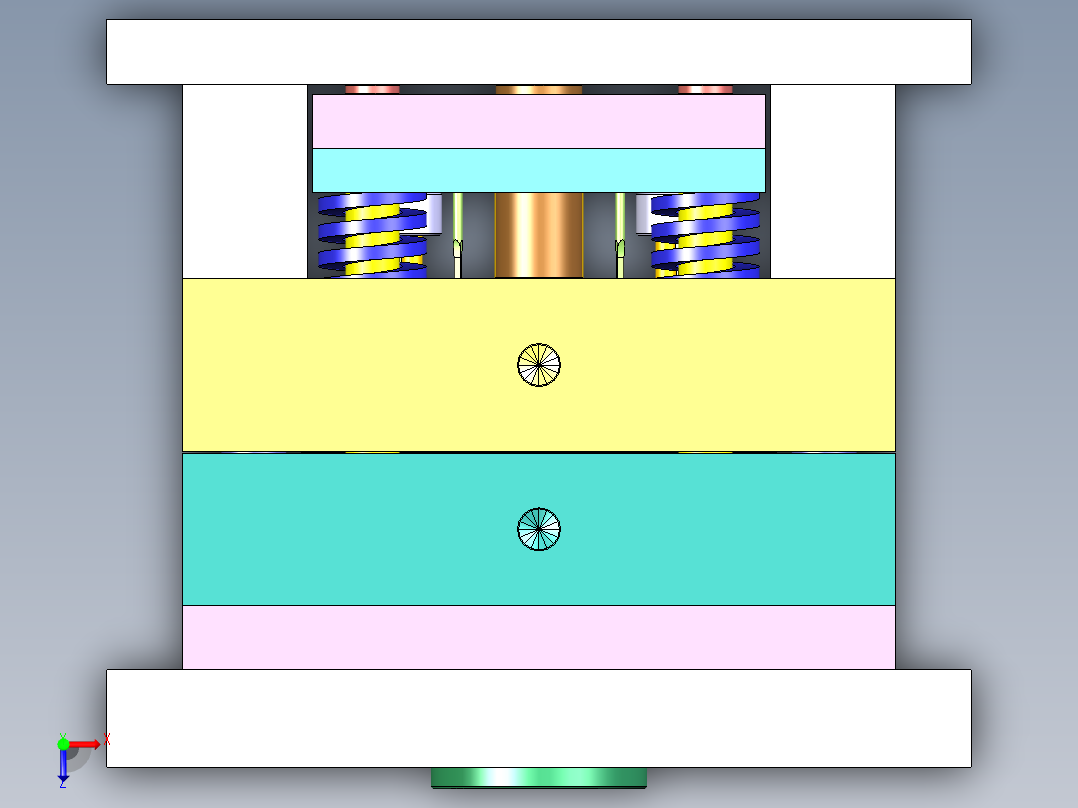 螺旋桨注射塑料模具设计【一模一腔-带三维图】120俯视图