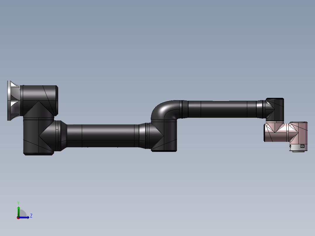 IIMT-CI-16 实体模型左视图