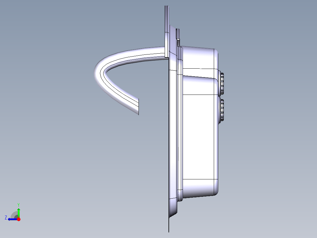 水槽、不锈钢水槽(25)右视图