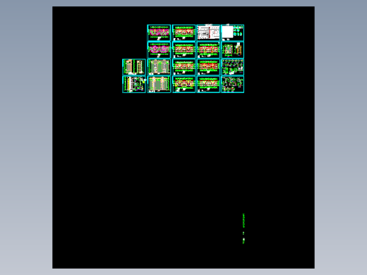 南郡明珠小高层住宅建筑施工图