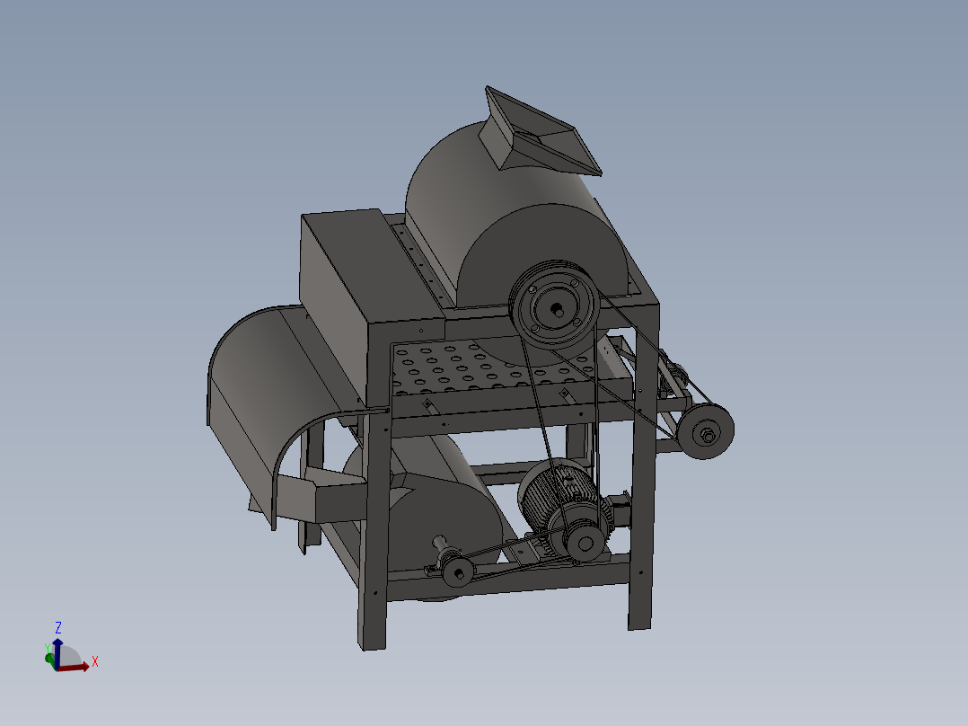 板栗脱蓬脱壳机