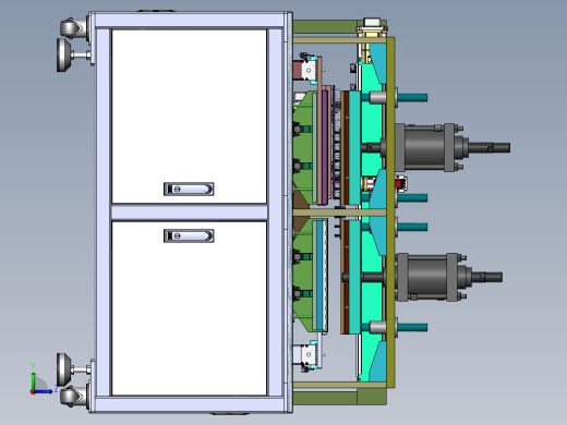 电阻自动切割测试机(含DFM)sw18可编辑左视缩略图