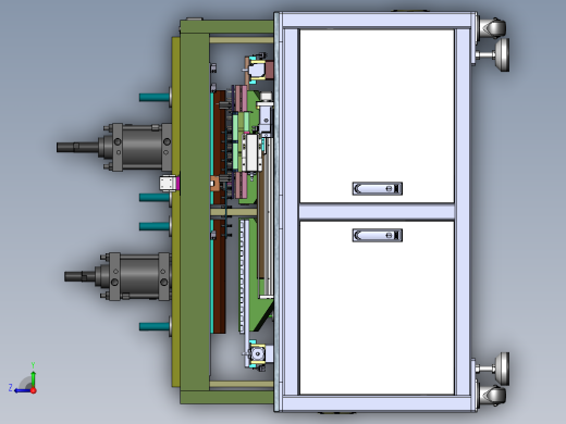 电阻自动切割测试机(含DFM)sw18可编辑右视缩略图