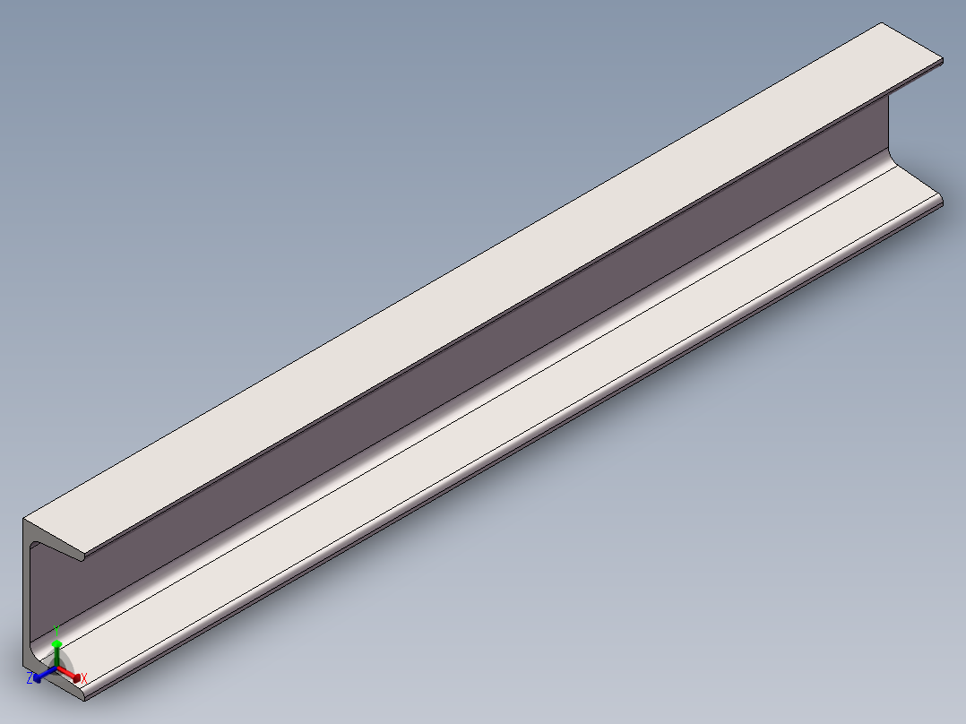 GB╱T 706-2008[槽钢560]正等轴测图