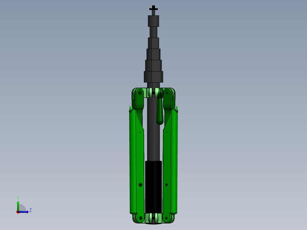 三脚架(40)左视图