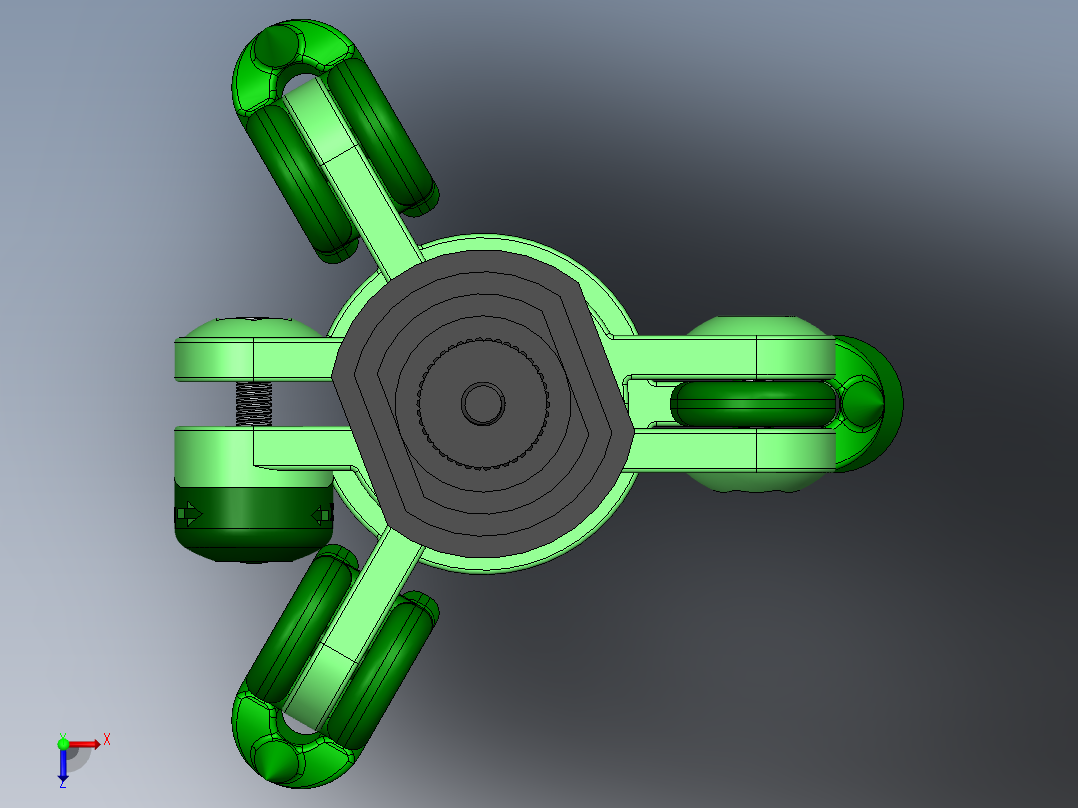三脚架(40)俯视图