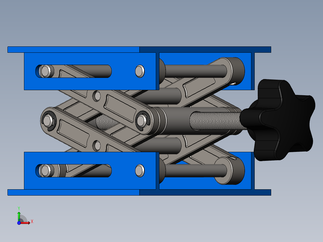剪叉式升降机 、升降机(72)前视图