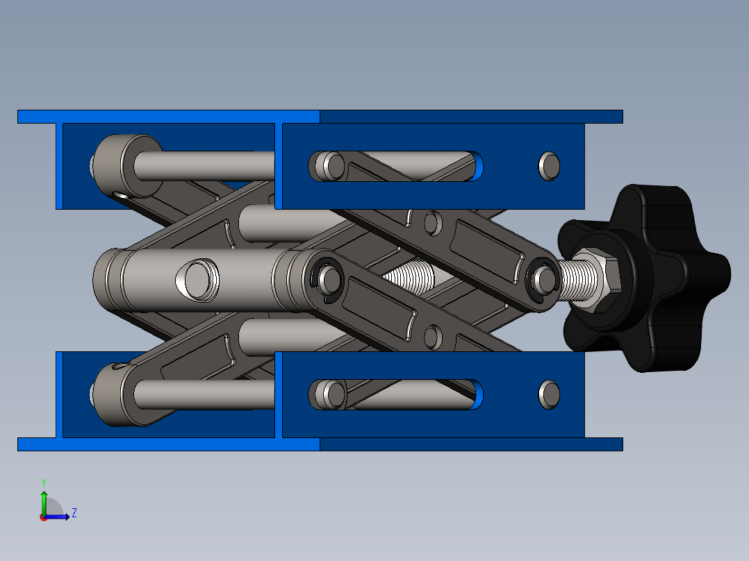 剪叉式升降机 、升降机(72)左视图
